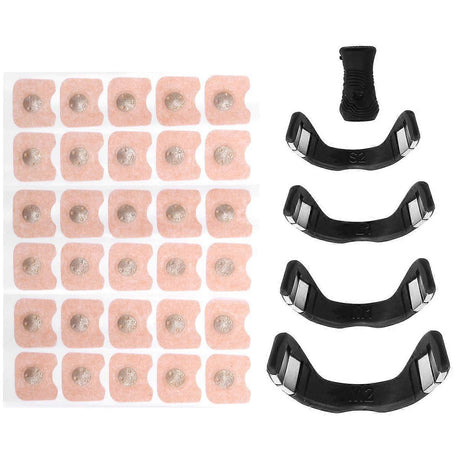 Breathing Nasal Strip Starter Kit 15 Count Boost Oxygen Reduce Snoring Sleep Aid - Black