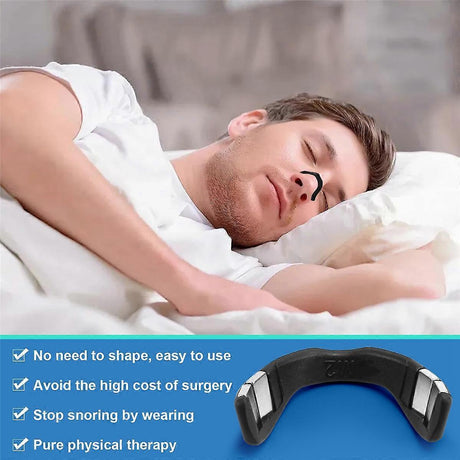 Breathing Nasal Strip Starter Kit 15 Count Boost Oxygen Reduce Snoring Sleep Aid - Black