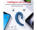 Ear Hook Wireless Headphones - Non Ear Plug - Single Ear Noise Cancelling Headset with Mic