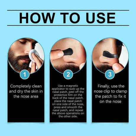 45Pcs Grip Nose Patch Set Reduces Snoring and Nasal Discomfort Sleep Care