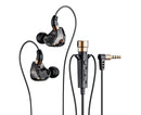 Wired Earphone Noise Reduction 3.5mm for Gaming/Karaoke-Black