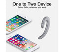Ear Hook Wireless Headphones - Non Ear Plug - Noise Cancelling Single Ear Headset with Mic