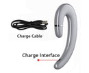 Ear Hook Wireless Headphones - Non Ear Plug - Noise Cancelling Single Ear Headset with Mic