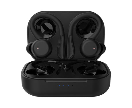 Earphones Ear Hook Touch IPX6 Waterproof Running Black