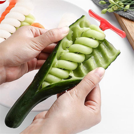 Vegetables Spiral Knife Potato Carrot Cucumber Salad Chopper Easy Spiral Screw Slicer Cutter Kitchen Tools Kitchen Gadgets