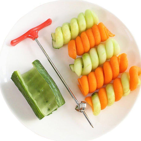Vegetables Spiral Knife Potato Carrot Cucumber Salad Chopper Easy Spiral Screw Slicer Cutter Kitchen Tools Kitchen Gadgets
