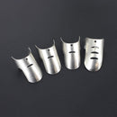 4pcs Kitchen Stainless Steel Finger Nail Protector Hand Cut Guard secure Slice Knife Tool, Kitchen Finger Cutting Protector