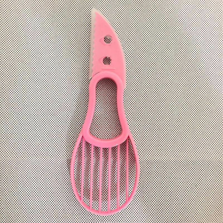 3 In 1 Avocado Slicer Shea Corer Butter Fruit Peeler Cutter Pulp Separator Plastic Knife Kitchen Vegetable Tools Kitchen Gadgets