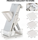 Kitchen secure Mandolin Vegetable Slicer With Adjustable Blades With Container