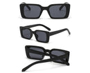 Small Rectangle Sunglasses For Women Retro Gradient Sun Glasses Female Vintage Anti Glare Shades Ladies UV400 - Hawksbill Black