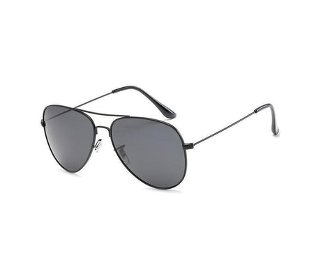 SPLOV Aviation Polarized Sunglasses Men and Women Brand Designer Pilot Sun Glasses Classic Coating Driving - Black Grey