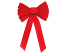 Christmas Decorations, Red Flannelette Christmas Bow