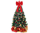 Christmas Decorations, Red Flannelette Christmas Bow