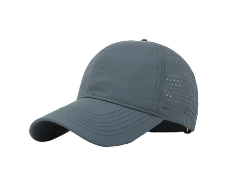 Unisex Hat Hollow Out Baseball Hat, Dark Gray, XL