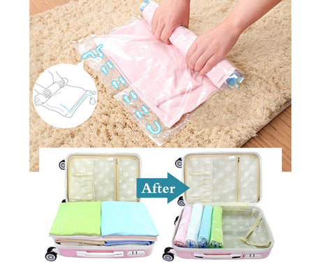 10Travel Compression Bags, Travel Essentials Vacuum Packing Space Saver Bags for Cruise Travel Accessories (10-Travel)