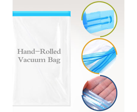 10Travel Compression Bags, Travel Essentials Vacuum Packing Space Saver Bags for Cruise Travel Accessories (10-Travel)