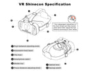VR Headset for Nintendo Switch / Switch OLED /Nintendo Switch 3D VR (Virtual Reality) Glasses, Switch VR Labo Goggles Headset for Nintendo Switch