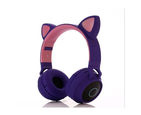 babies Bluetooth Cat Ear Headphones Foldable Stereo Wireless Headphones