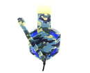 Wired Luminous Camouflage Gaming Headphone Headset for Computer Gameellow ABS