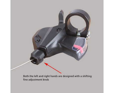 1 Pair 3x8 Speed MTB Bike Bicycle Left Right Shifter for Shimano Acera SL-M310