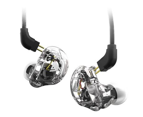 QKZ VK1 Wired In-Ear Earphones Bass HiFi Earbuds Sports Headphones with Mic-Transparent White