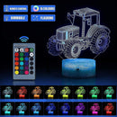 3D Led Night Light Optical Illusion Lamp With 16 Colors Change And Smart Touch