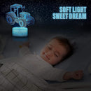 3D Led Night Light Optical Illusion Lamp With 16 Colors Change And Smart Touch