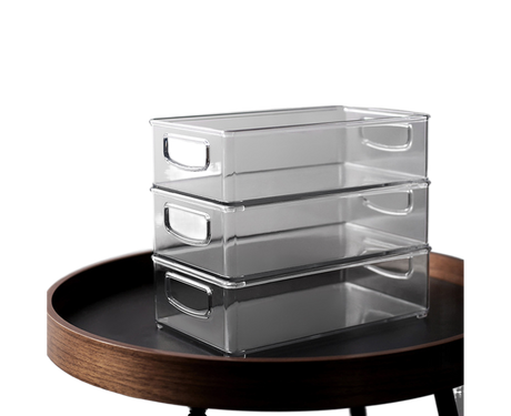 Refrigerator Organizer Bins Clear