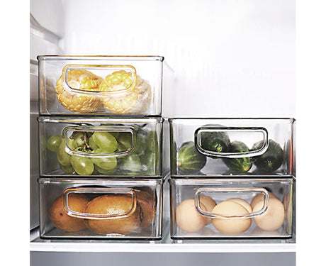 Refrigerator Organizer Bins Clear