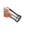 Salt Spice Shaker Dispenser Adjustable Pour Holes Stainless Steel Pepper Box Can-Silver