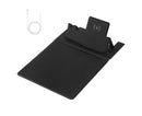1 Set Wireless Charger Pad 15 W Delicate Texture Pen Storage Fast Induction with Mouse Pad QI Standard Folding Multifunctional Wireless Charger - Black