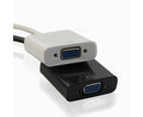 1080P HDMI-compatible Male to VGA Female Adapter Converter Video Cable Cord for PC HDTV DVD - Black