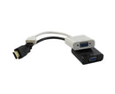 1080P HDMI-compatible Male to VGA Female Adapter Converter Video Cable Cord for PC HDTV DVD - Black