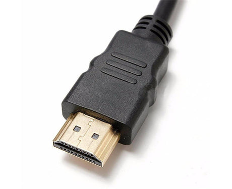 1080P HDMI-compatible to VGA Multi-Display Video Converter Adapter Cable for PC DVD HDTV - Black