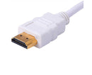1080P VGA Male to HDMI-compatible Video Adapter Universal Gold Plated Female for PC HDTV - White