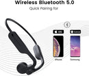 Air Open Ear Bone Conduction Headphones Wireless Bluetooth 5.0 with Mic