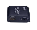 4K HDMI-compatible to USB2.0 High Clarity 1080P Video Capture Card Dongle for Game Live Streaming - Black