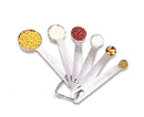 6Pcs Stainless Steel Measuring Spoons Set Measure Baking Coffee Kitchen Tool