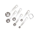6Pcs Stainless Steel Measuring Spoons Set Measure Baking Coffee Kitchen Tool