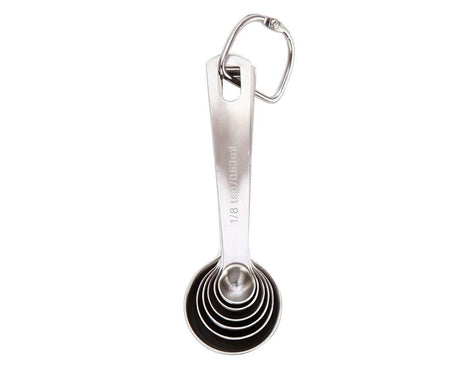 6Pcs Stainless Steel Measuring Spoons Set Measure Baking Coffee Kitchen Tool