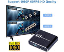 4K HDMI-compatible USB2.0 Video Capture Card Game Live Streaming Recording Box Adapter - Black