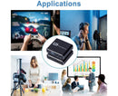 4K HDMI-compatible USB2.0 Video Capture Card Game Live Streaming Recording Box Adapter - Black
