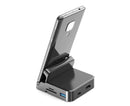 5 in1 Type C to HDMI-compatible Adapter USB 3.0/2.0 TFCard Slot Converter Holder - Black
