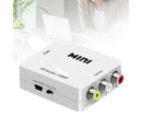 Audio Converter Harmless Environmentally Friendly Lightweight No Power Converter for DVD - White