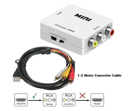 Audio Converter Harmless Environmentally Friendly Lightweight No Power Converter for DVD - White