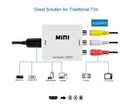 Audio Converter Harmless Environmentally Friendly Lightweight No Power Converter for DVD - White