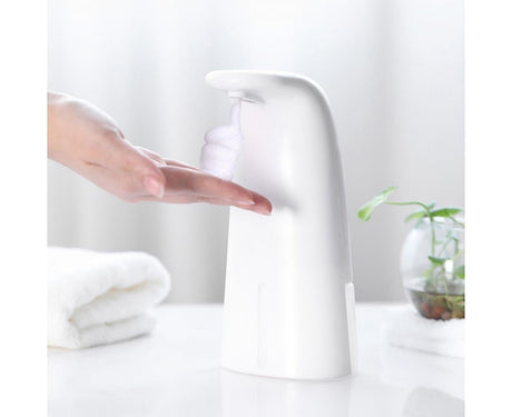 250ml Bathroom Kitchen Touchless Smart Sensor Automatic Liquid Soap Dispenser-White