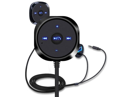 Bluetooth Wireless Receiver Adapter Dongle for Car Stereo Audio Speaker Charger - Black