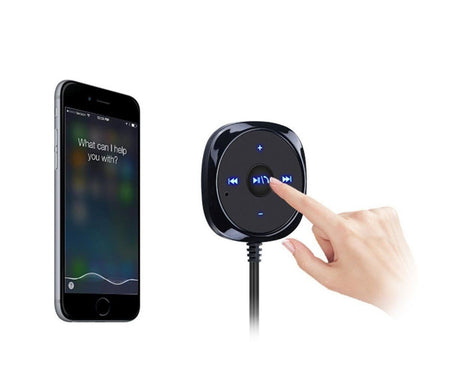 Bluetooth Wireless Receiver Adapter Dongle for Car Stereo Audio Speaker Charger - Black