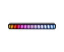 Car LED Light Built-in Microphone Multiple Light Modes Acrylic Wireless Car Ambient LED Light for Home - Black
